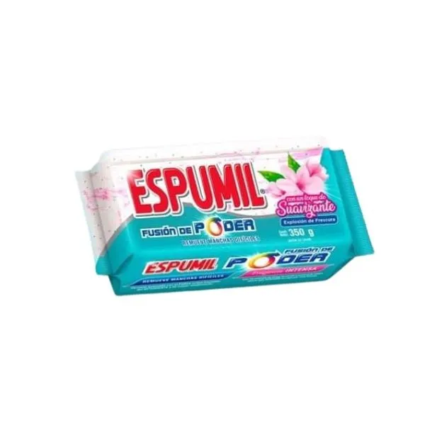 Barra Espumil Turquesa 350g - Yerila que Lava