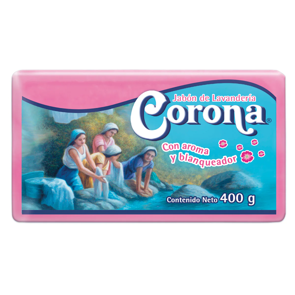 Corona Rosa Barra 400g - Yerila que Lava