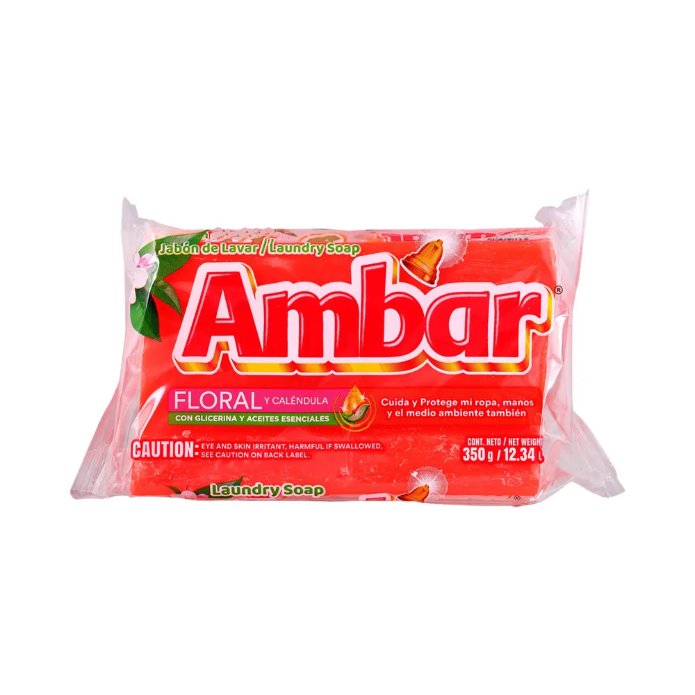 Ambar Floral Barra 350g - Yerila que Lava