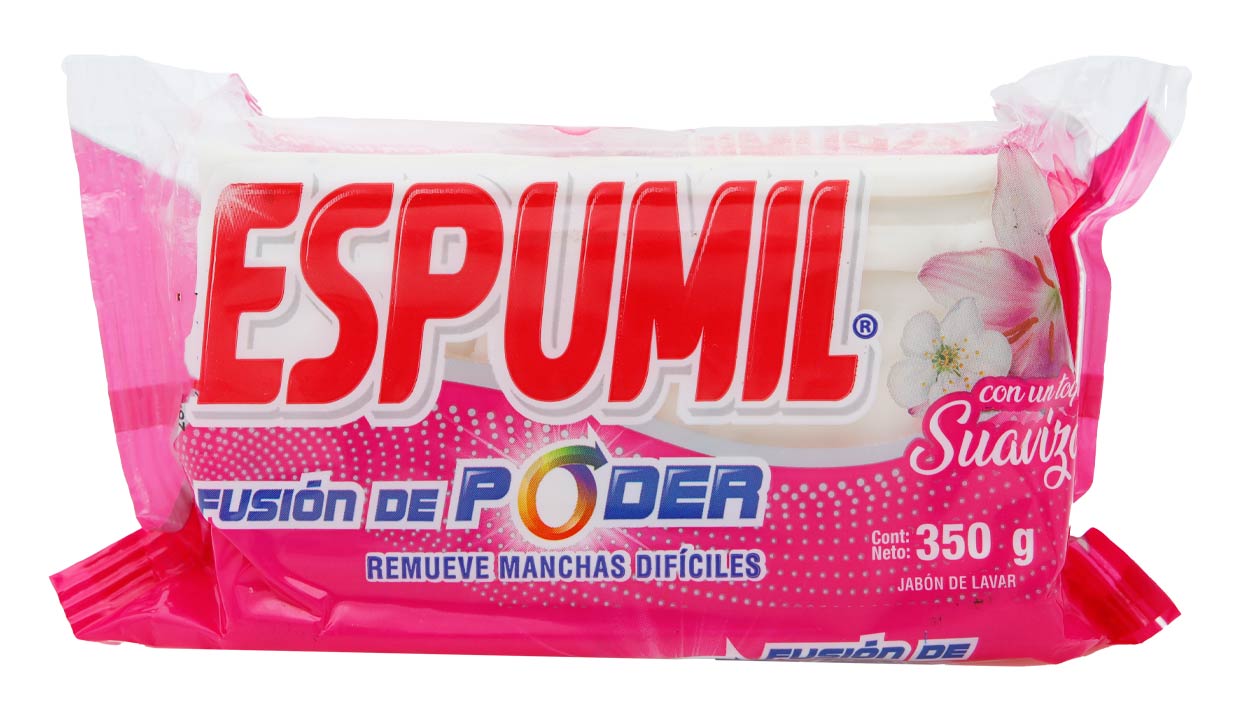 Barra Espumil fiusha 350g - Yerila que Lava